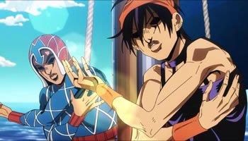 JoJo no Kimyou na Bouken Part 5: Ougon no Kaze – Episódio 01